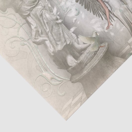 Mooie fee met vlinders tissuepapier (Detail)