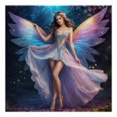 Mooie fee Poster print (Voorkant)