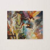 Mooie fee te paard legpuzzel (Horizontaal)