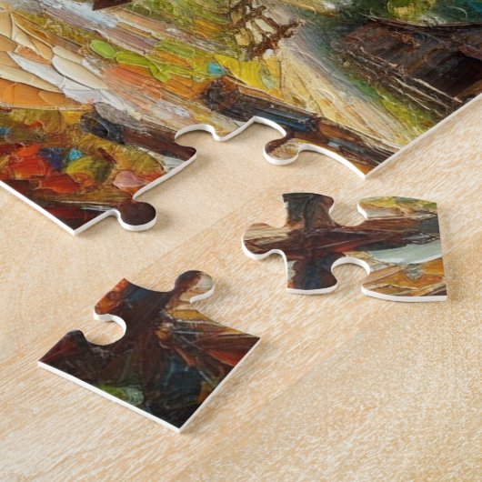 Mooie fee te paard legpuzzel (Zijkant)