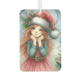 Mooie fee vrolijk kerstfeest luchtverfrisser