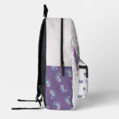 Mooie fee zeemeermin blauwgroen paarse aangepaste  bedrukte rugzak (Links)