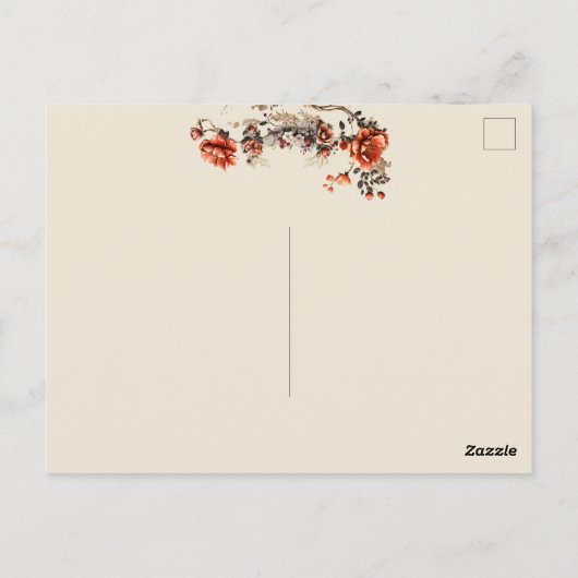 Mooie feeën bruine jurken gloeiende kaarsen briefkaart (Achterkant)