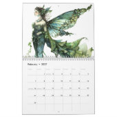 Mooie feeën vlinders Elegant Kalender (Feb 2027)