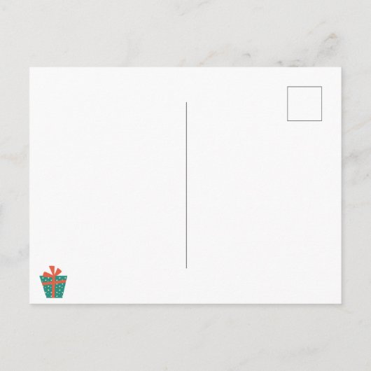 Mooie feestdag! Cute Penguin | Vreemde kerst Briefkaart (Achterkant)