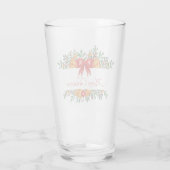 Mooie feestelijke banner op maat glas (Achterkant)