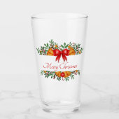 Mooie feestelijke banner op maat glas (Voorkant)