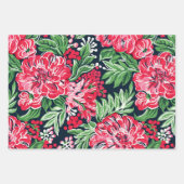 Mooie feestelijke bloem inpakpapier vel (Voorkant)