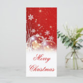 Mooie feestelijke illustratie "prettige kerst" (Staand voorkant)