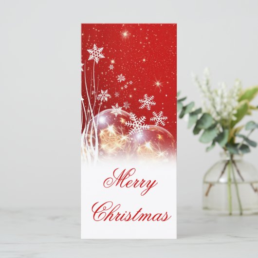 Mooie feestelijke illustratie "prettige kerst" (Staand voorkant)