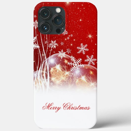 Mooie feestelijke illustratie "prettige kerst" Case-Mate iPhone case (Achterkant)