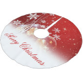 Mooie feestelijke illustratie "prettige kerst" kerstboom rok (Gekanteld)