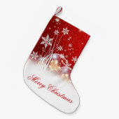 Mooie feestelijke illustratie "prettige kerst" kleine kerstsok (Voorkant (Hangend))