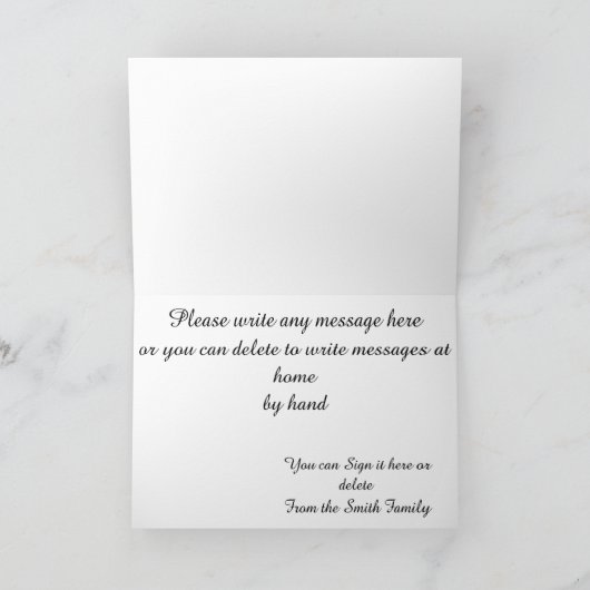 Mooie feestelijke kerstmis feestdagen kaart (Binnen)