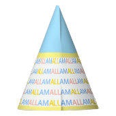 Mooie Feestlama Feesthoedjes (Achterkant)