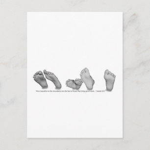 Mooie Feet Briefkaart