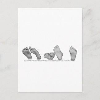 Mooie Feet Briefkaart