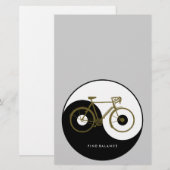 mooie fiets . fietsen . briefpapier (Voorkant / Achterkant)