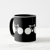 mooie fiets . fietsen . mok (Voorkant links)