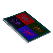 mooie fiets . fietsen . notitieboek (Rechterzijde)