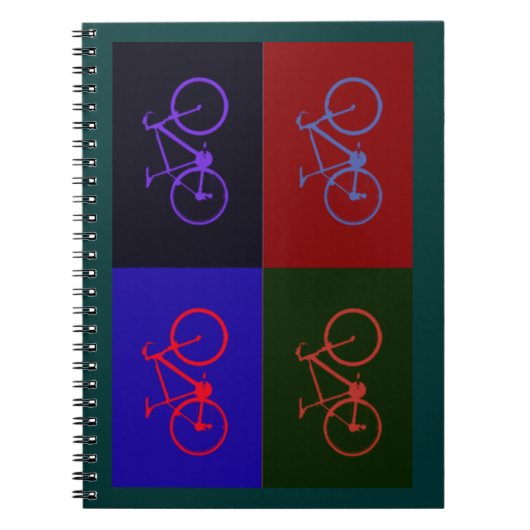 mooie fiets . fietsen . notitieboek (Voorkant)