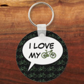 mooie fiets . fietsen . sleutelhanger (Voorkant)