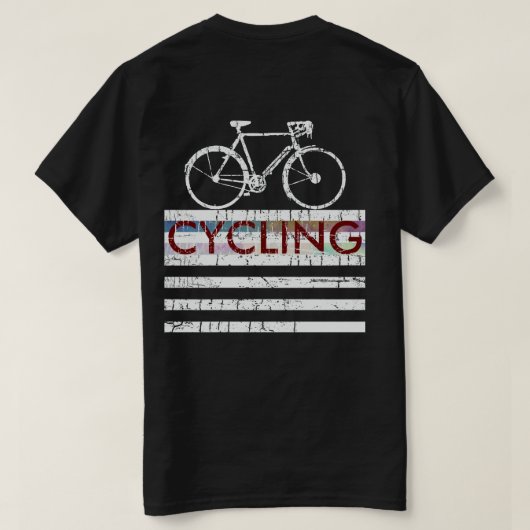 mooie fiets . fietsen . t-shirt (Design achterkant)