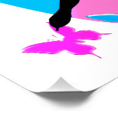 MOOIE FIGUUR SKATER INSPIREREND QUOTE ONTWERP PERFECT POSTER (Hoek)