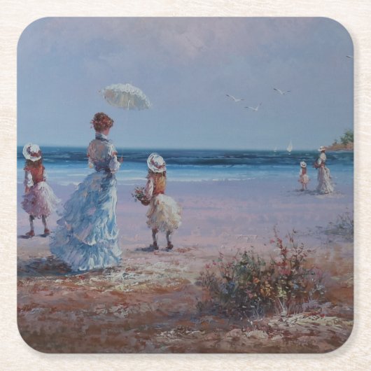 Mooie fijne kunst kartonnen onderzetters (Voorkant)
