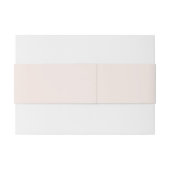 Mooie, fijne roze bloemroze bruiloft uitnodigingen wikkel (Achterkant Voorbeeld)