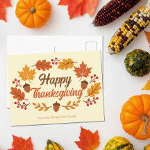Mooie fijne Thanksgiving krans van bladeren met pe
