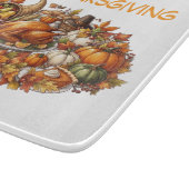 Mooie fijne Thanksgiving oogst snijplank (Hoek)