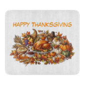 Mooie fijne Thanksgiving oogst snijplank (Voorkant)