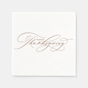 Mooie fijne Thanksgiving tekst Servet