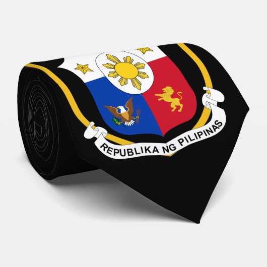 Mooie Filippijnse vlag Stropdas (Opgerold)