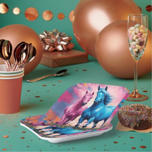 Mooie Filly of Colt Geslacht onthullen Papieren Bordje (Multi)