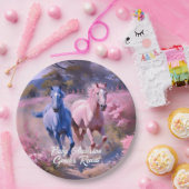 Mooie Filly of Colt Geslacht onthullen Papieren Bordje (Feest)