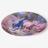 Mooie Filly of Colt Geslacht onthullen Papieren Bordje (Gekanteld)