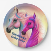 Mooie Filly of Colt Geslacht onthullen Papieren Bordje (Voorkant)