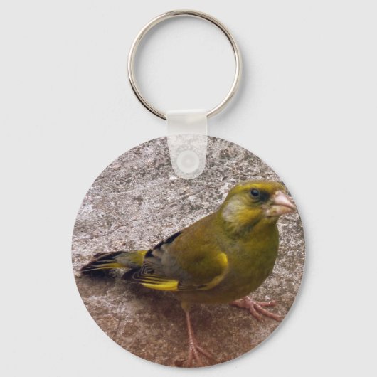 Mooie Finch Sleutelhanger (Voorkant)