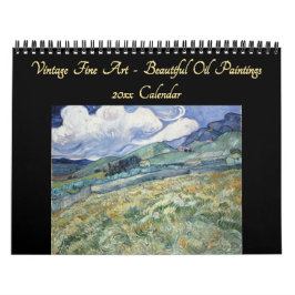 Mooie  Fine Art olieverfschilderijen 2026 Muur Kalender