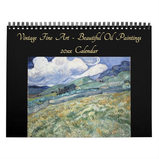 Mooie  Fine Art olieverfschilderijen 2026 Muur Kalender (Hoes)