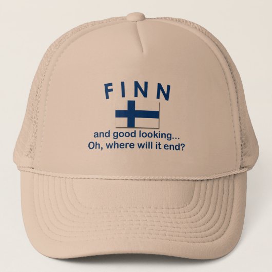 Mooie Finn Trucker Pet (Voorkant)