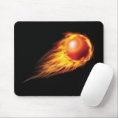 Mooie Fireball Mouse Mat Muismat (Met muis)