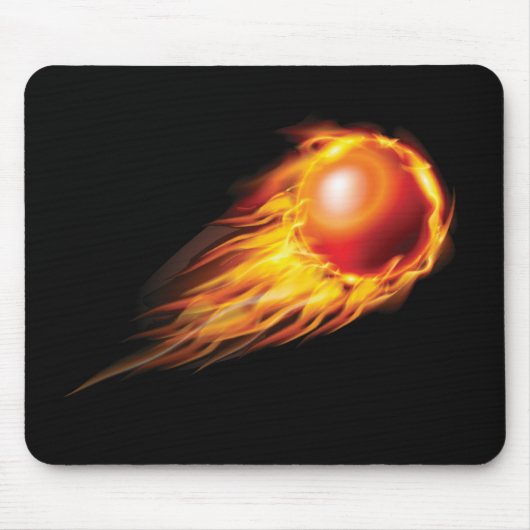 Mooie Fireball Mouse Mat Muismat (Voorkant)