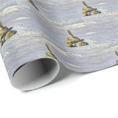 Mooie First Nations Inukshuk - Diagonaal ontwerp Cadeaupapier (Rol Hoek)