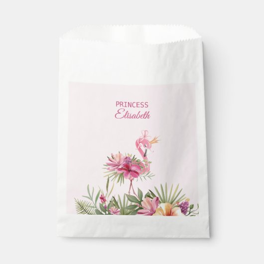 Mooie Flamingo Bedankzakje (Voorkant)
