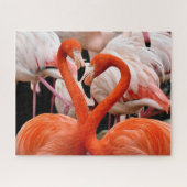Mooie Flamingo Birds Legpuzzel (Horizontaal)