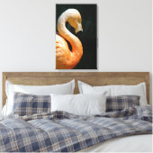 Mooie Flamingo gewikkeld canvas! Canvas Afdruk (Insitu (Slaapkamer))