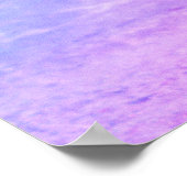 Mooie Flamingo in het water op een strand Poster (Hoek)